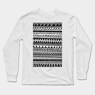 Rose Tribal Long Sleeve T-Shirt